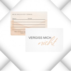 TERMINKARTEN "VERGISS MICH...