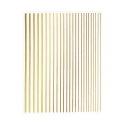 AUFKLEBER MUSTER 03/GOLD STRIPES