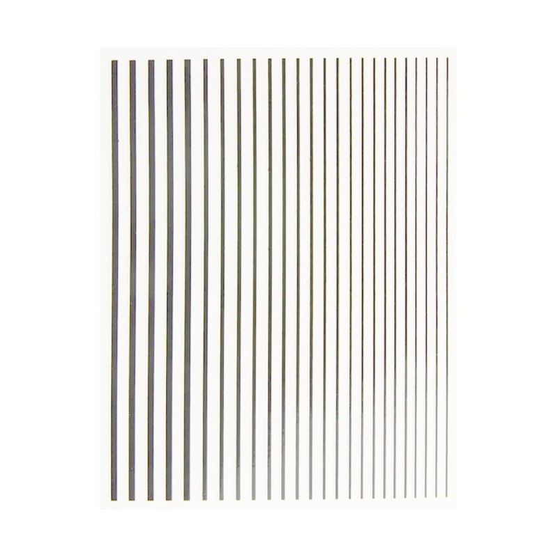 AUFKLEBER MUSTER 04/SILVER STRIPES