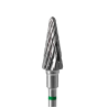 Staleks Hartmetallfräse "Kegel", grün, Durchmesser 6 mm / Arbeitsbereich 14 mm